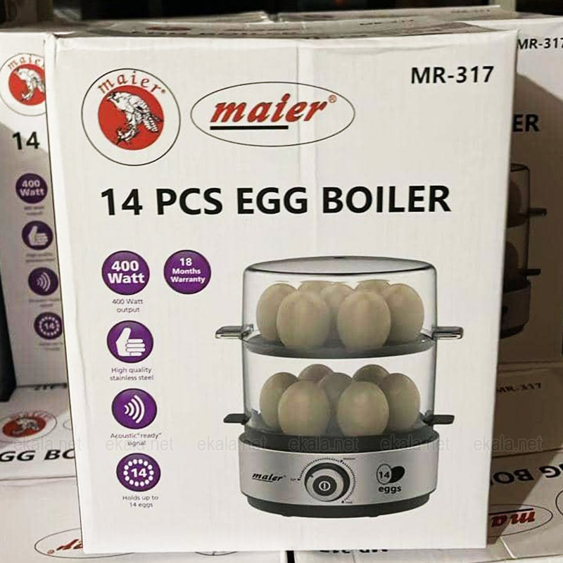 تخم‌مرغ پز مایر مدل MR-317 با ظرفیت چهارده عدد تخم‌مرغ