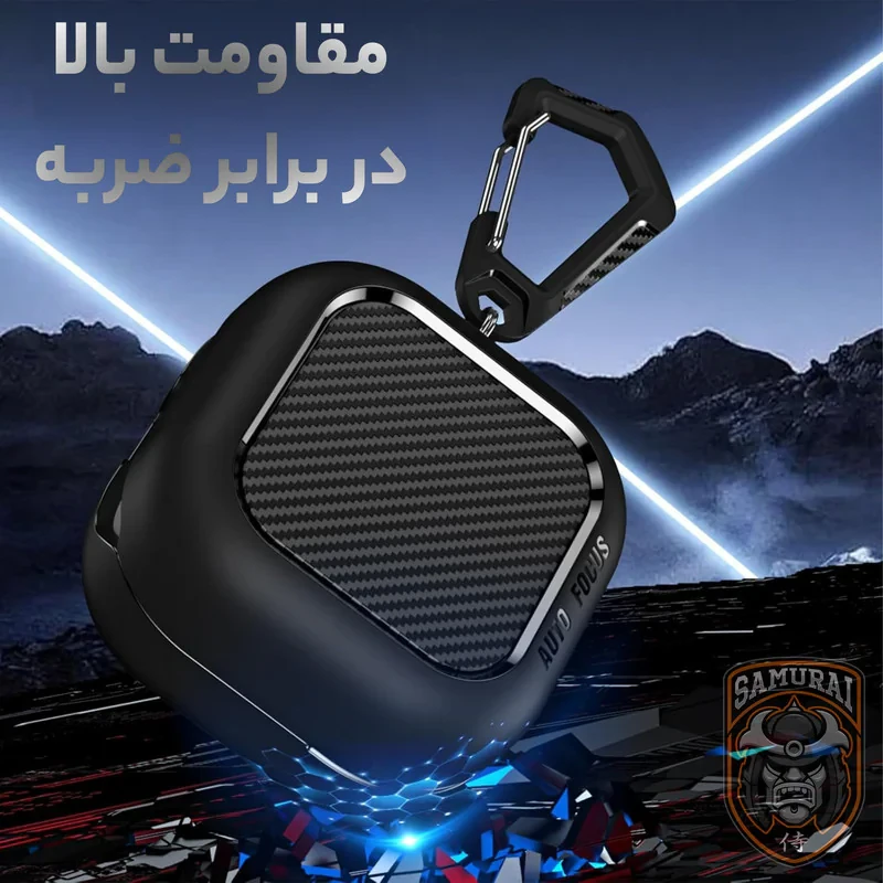کاور سامورایی مدل Quad-50 مناسب برای کیس هدفون سامسونگ Galaxy Buds 4 Pro  Galaxy Buds 4