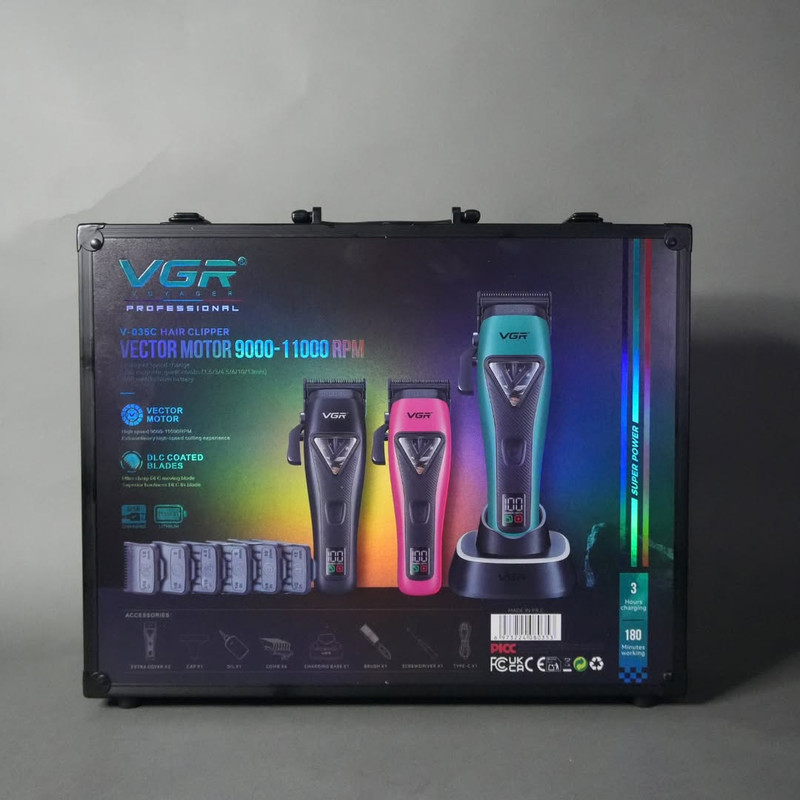 ماشین اصلاح موی سر شارژی وی جی ار مدل V-035C