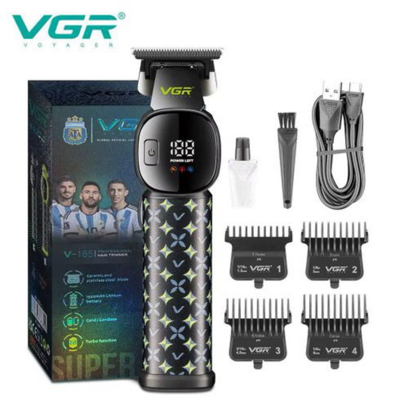 ماشین اصلاح موی سر و صورت شارژی وی جی ار مدل V-185