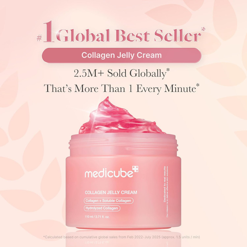 ژل ضد چروک، سفت کننده مدیکیوب مدل collagen مناسب برای انواع پوست حجم 110 میلی لیتر