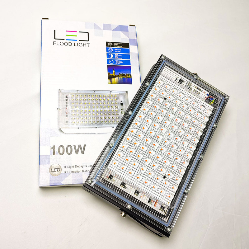 چراغ ال‌ای‌دی رشد گیاه مدل 100W فول اسپکتروم IP66 کد 703
