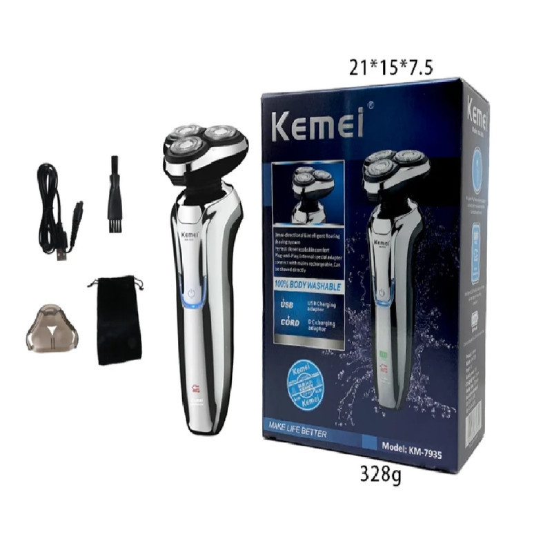 ماشین اصلاح موی صورت شارژی کیمی مدل km 7935