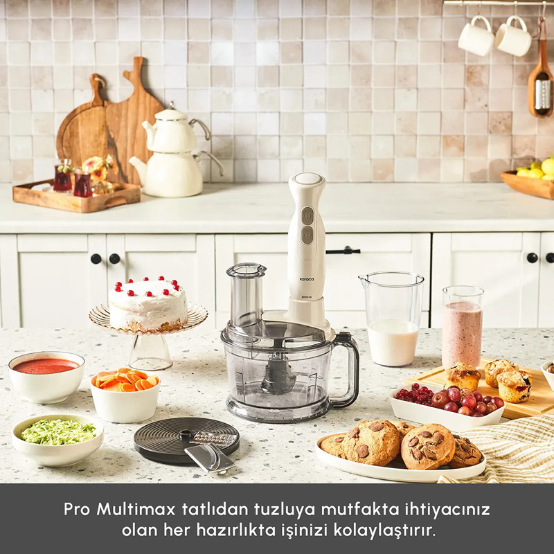 غذاساز چندکاره 2000 وات کاراجا مدل Pro Multimax