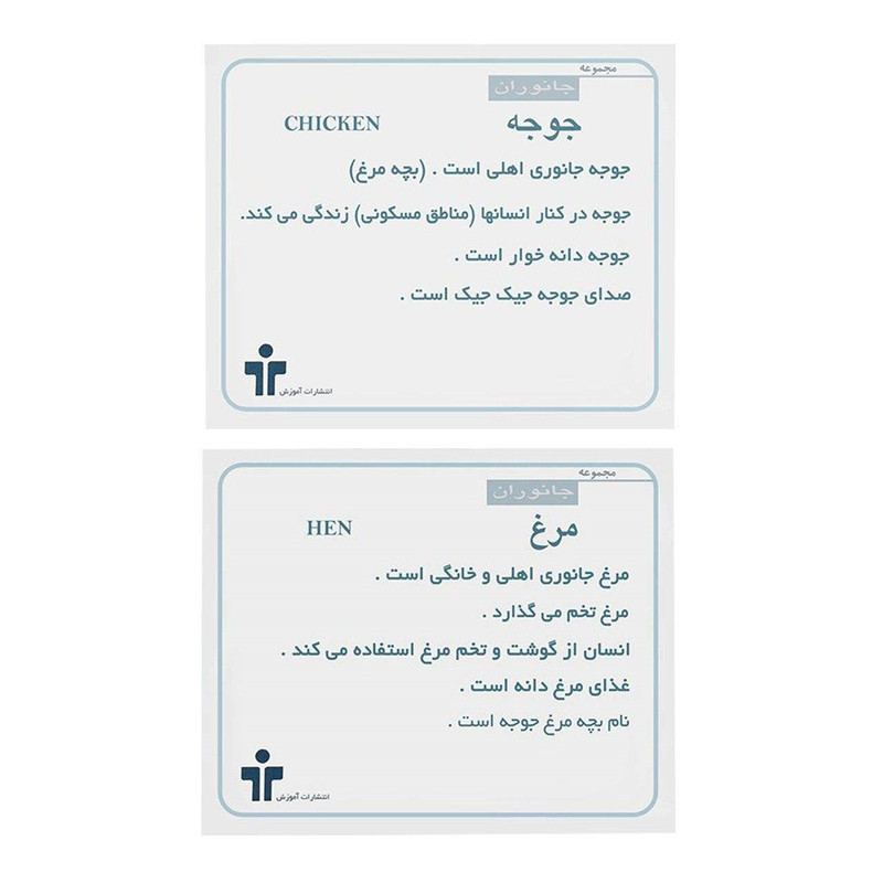 بازی آموزشی دیدآموز مدل جانوران