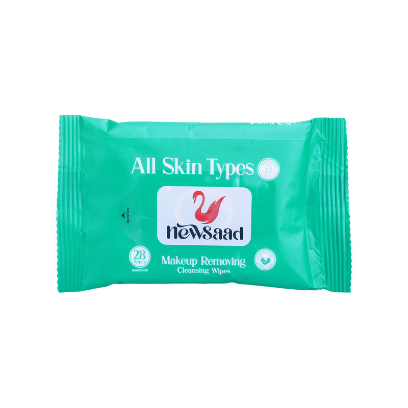 دستمال مرطوب نیوساد مدل Makeup Removing بسته 28 عددی