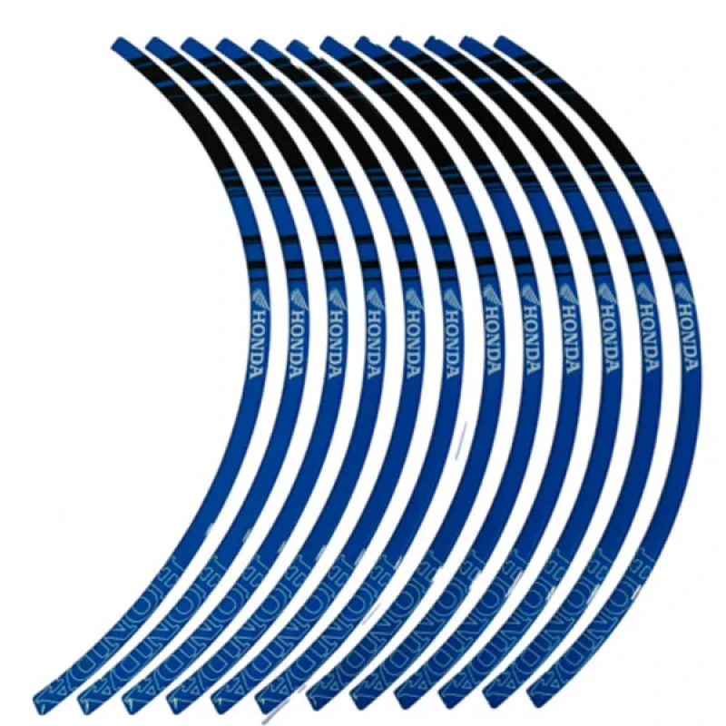 برچسب دور رینگ موتور سیکلت وارون مدل W-40-BLU مناسب برای هوندا کلیک بسته 12 عددی