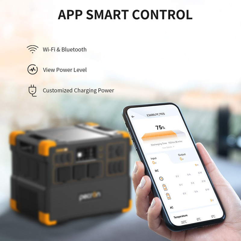 پاور استیشن 3600 وات پکرون مدل E3600 LFP ظرفیت 600000 میلی آمپر ساعت