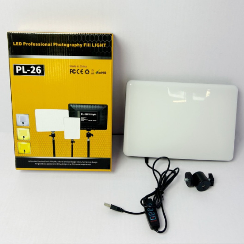 نور ثابت ال ای دی بدون سه پایه مدل PL-26