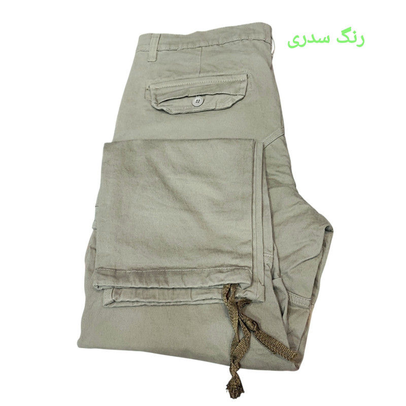 شلوار راسته مردانه مدل کتان شش جیب کد o.g.b6307