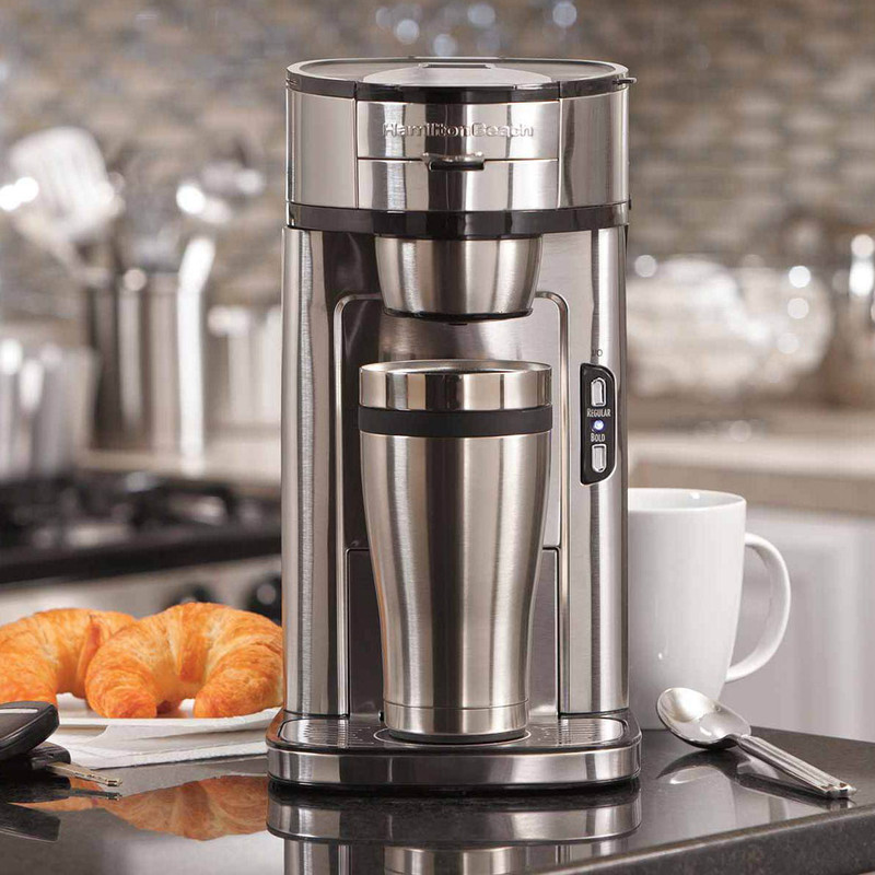 قهوه‌ساز همیلتون بیچ مدل 49981ME، با فیلتر استیل ضد زنگ