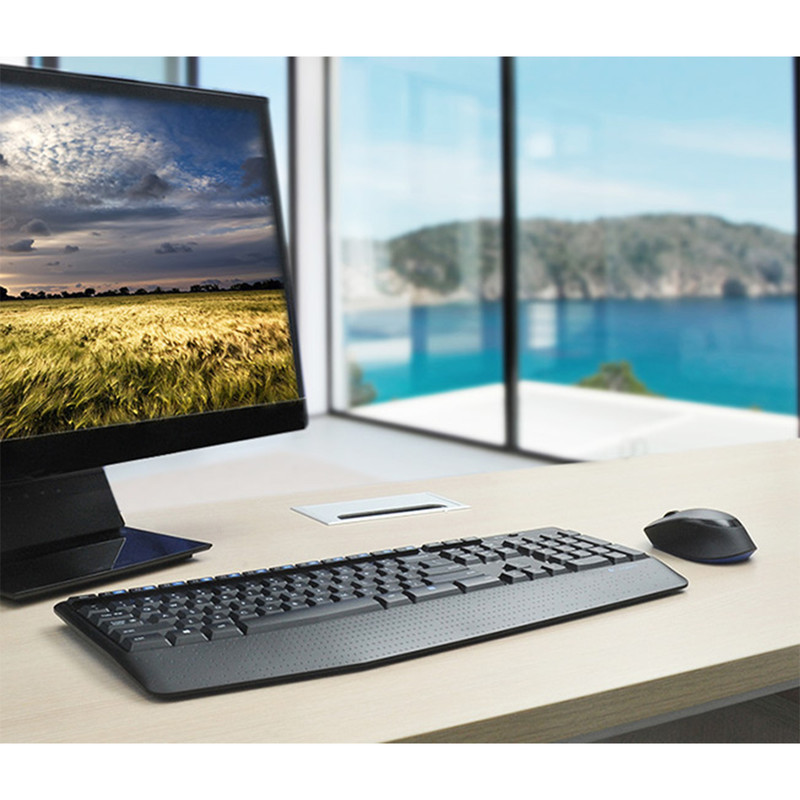 کیبورد و ماوس بی سیم لاجیتک مدل MK345 با حروف فارسی