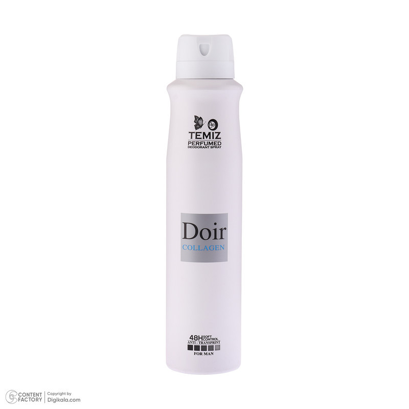 اسپری مردانه تمیز مدل dior cologne حجم 200میلی‌لیتر