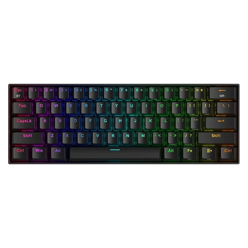 کیبورد گیمینگ ردراگون مدل DRACONIC K530 PRO، سوییچ مکانیکال قهوه‌ای، Tenkeyless، نورپردازی RGB