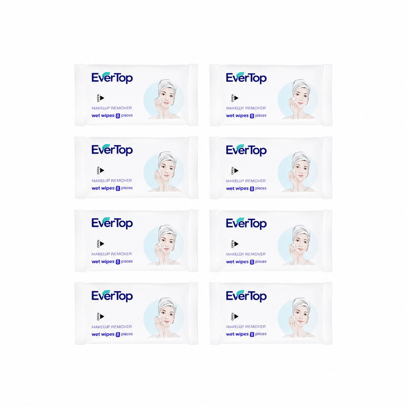 دستمال مرطوب پاک کننده آرایش اورتاپ مدل makeup remover soft
