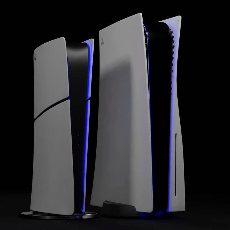 کنسول بازی سونی مدل PlayStation 5 Slim Digital Edition ظرفیت 825 گیگابایت ریجن CFI-2116 اروپا به همراه دسته اضافی
