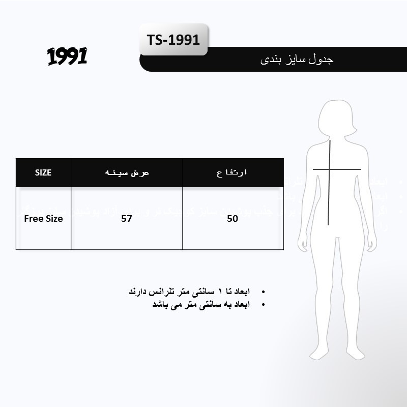 کراپ تی شرت  ورزشی آستین کوتاه زنانه نوزده نودیک مدل TS1991 W