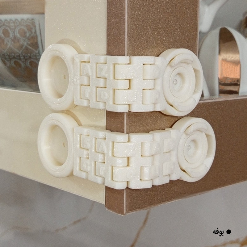 قفل درب کابینت سازا مدل SPL04-SE بسته چهار عددی