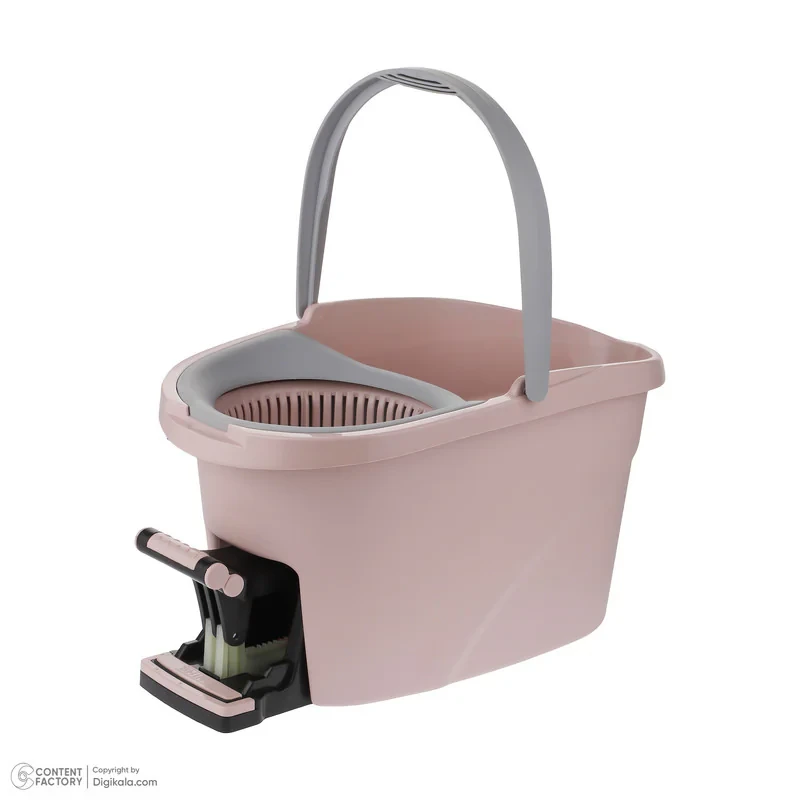 ست سطل و زمین شوی شاین مدل شانا Plastic Basket