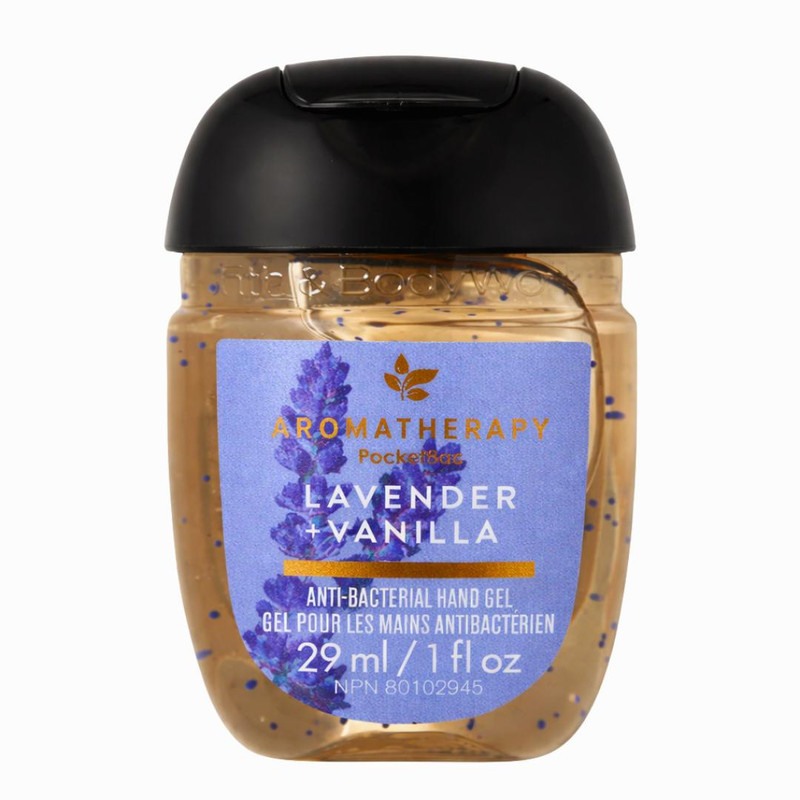 ژل ضدعفونی‌کننده دست بس اند بادی ورکز مدل Lavender +Vanilla حجم 29 میلی لیتر