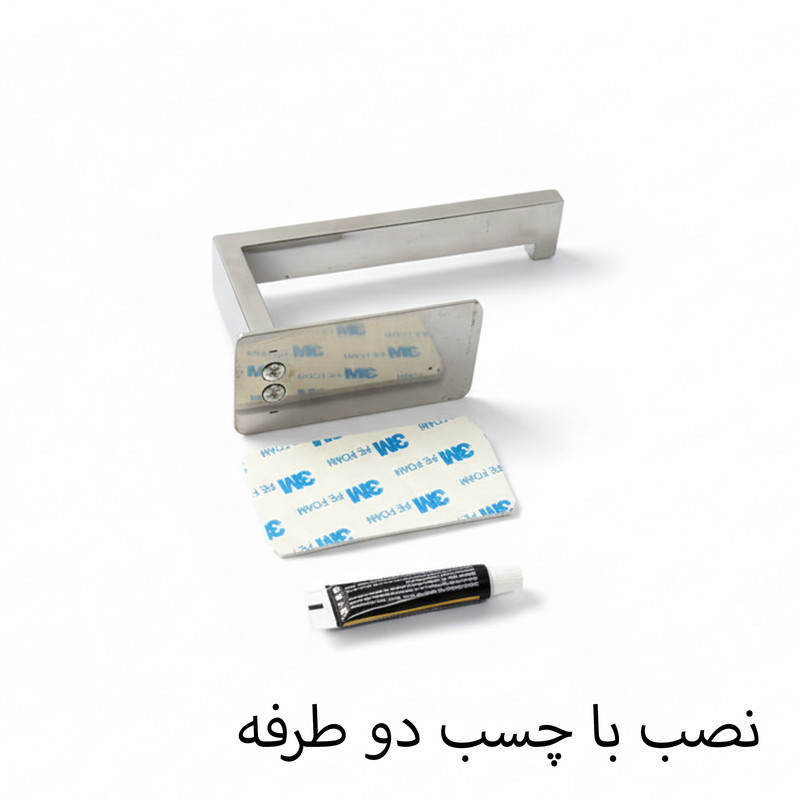 پایه رول دستمال کاغذی دلفین مدل چسبی رول کوتاه کد Or-k