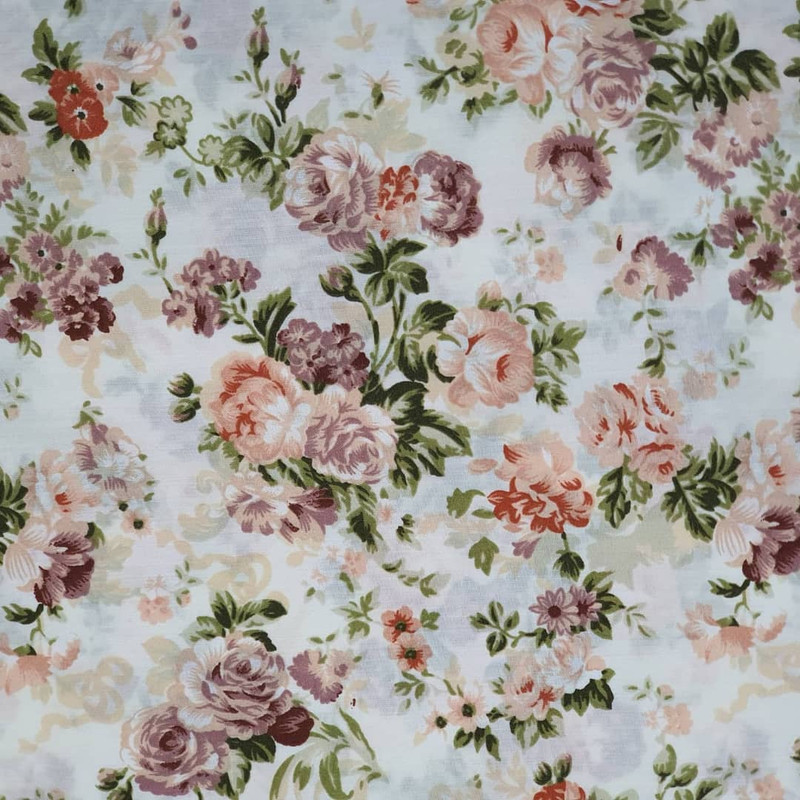 ملحفه مدل روانداز طرح گلدار یک نفره سایز 140×200 سانتی متر