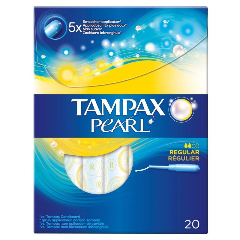 تامپون تامپکس مدل  Pearl Regular بسته 20 عددی
