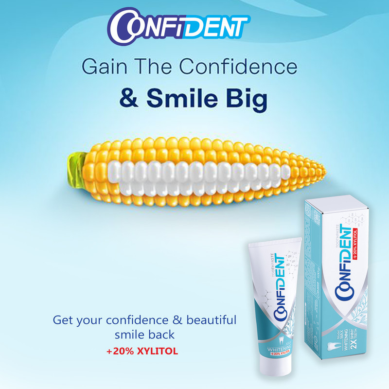 خمیر دندان کانفیدنت مدل Whitening-Max حجم 100 گرم