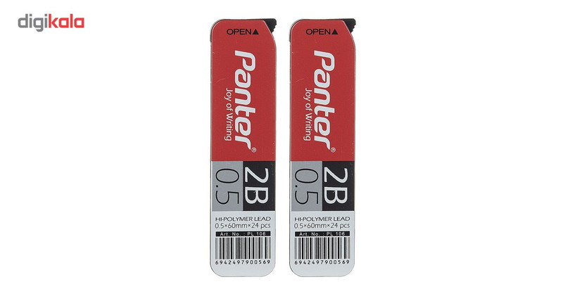 نوک مداد نوکی 0.5 میلی متری پنتر مدل Highpolymer بسته 2 عددی
