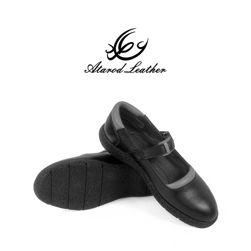 کفش زنانه چرم عطارد مدل چرم طبیعی کد SH240