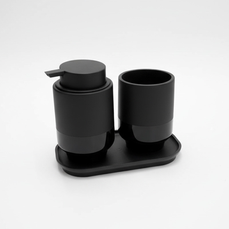 ست سرویس بهداشتی 7 تکه دلفین مدل Nl-755-bl
