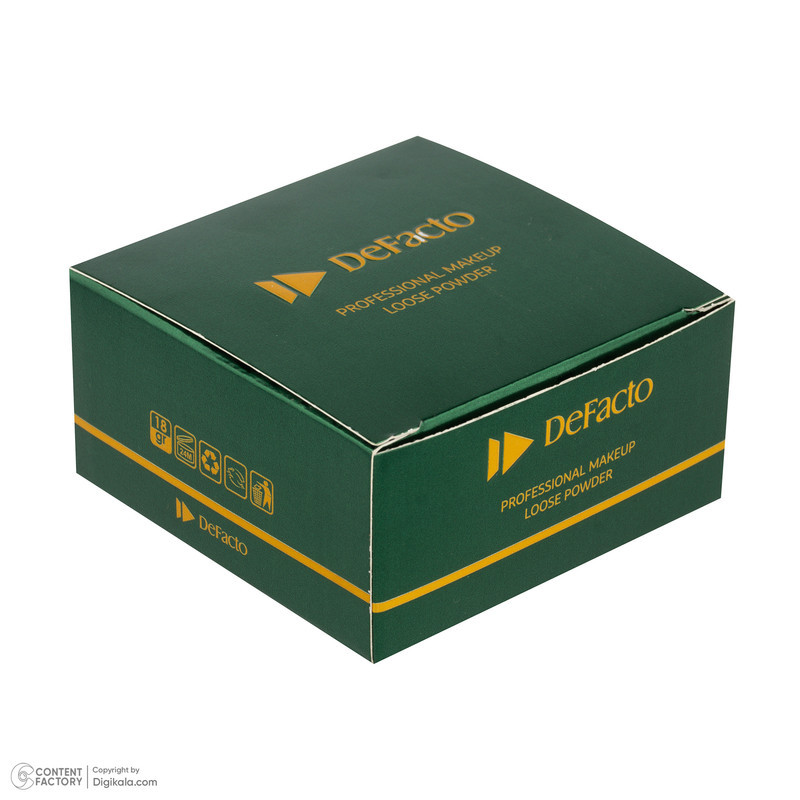 پودر تثبیت‌کننده آرایش صورت دیفکتو مدل professional وزن 18 گرم