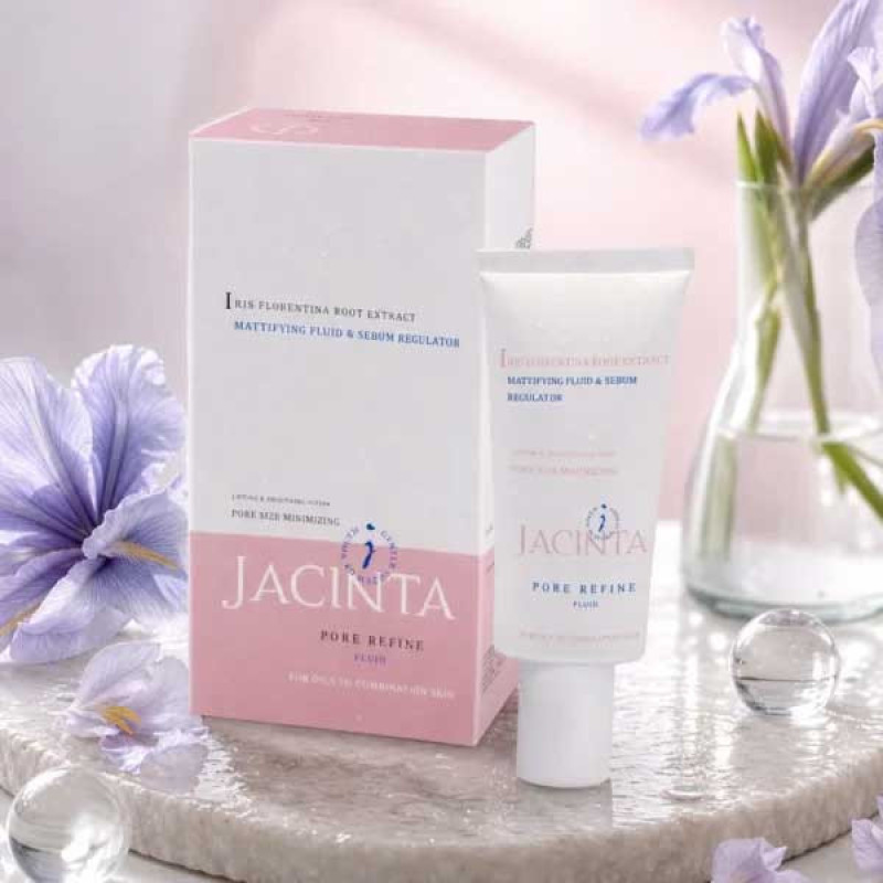 فلوئید کوچک کننده منافذ پوست ژاکینتا مدل تنظیم کننده سبوم مناسب برای پوست چرب تا مختلط حجم 30 میلی لیتر