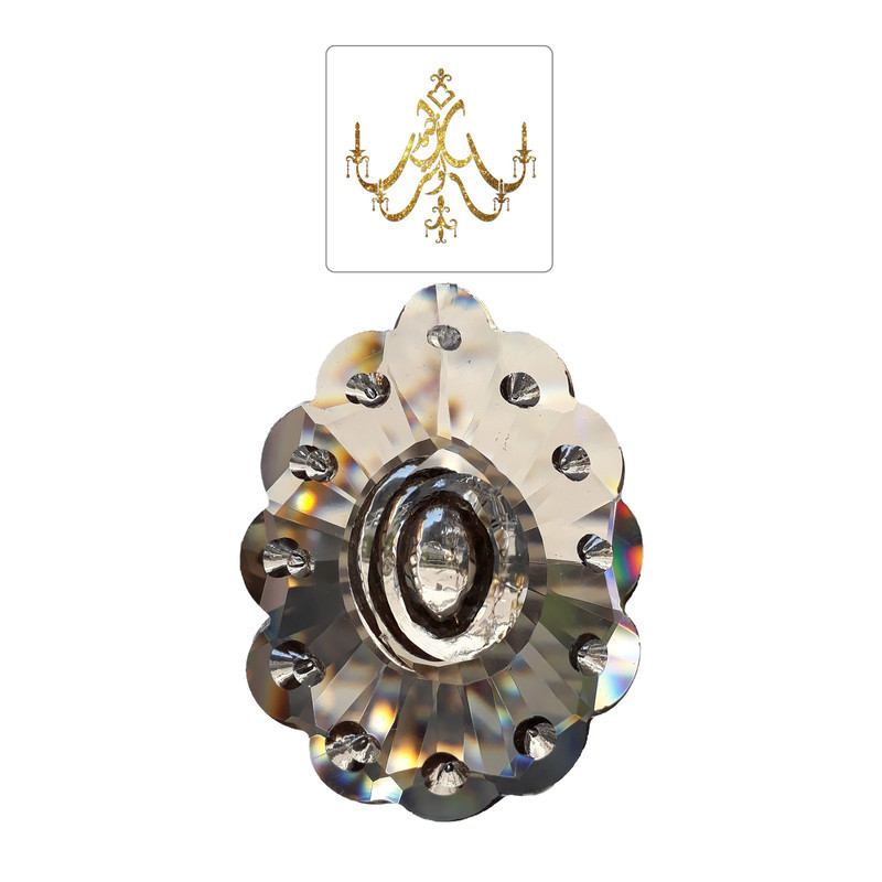 کریستال آویز لوستر کد LA206-P3 بسته 5 عددی