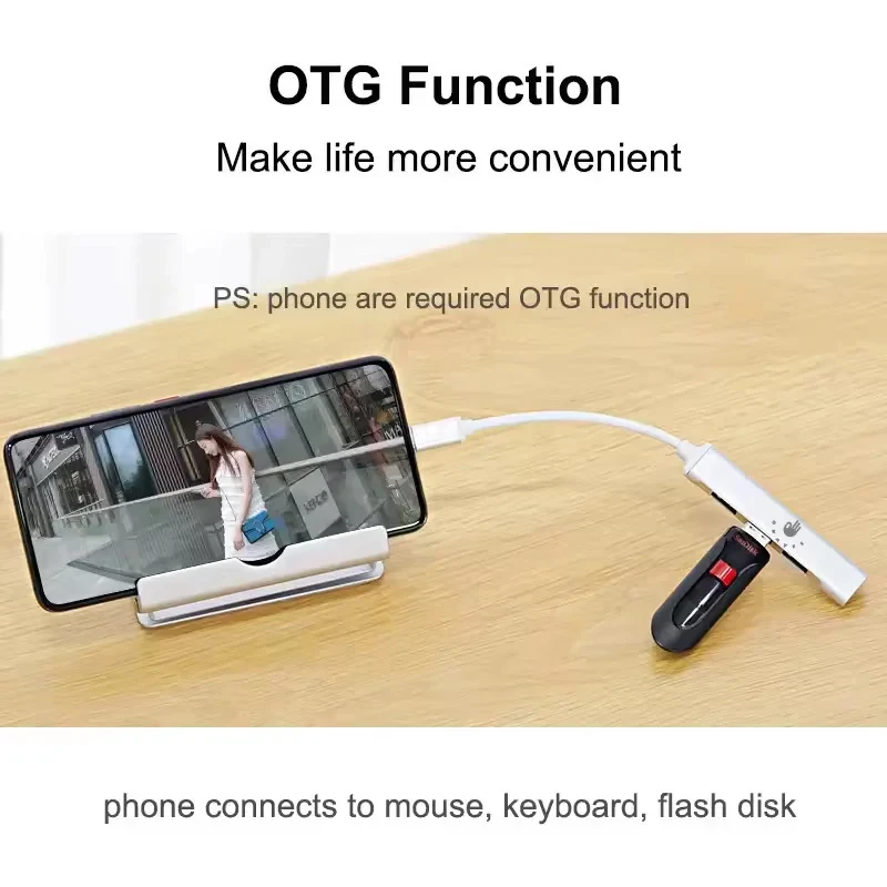هاب 4 پورت USB-C اکی یس مدل 4IN1 TYPE-C