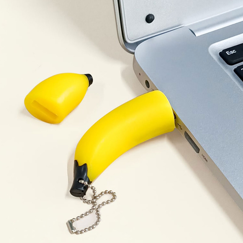 فلش مموری طرح موز مدل UL-Banana01 tra ظرفیت 128 گیگابایت