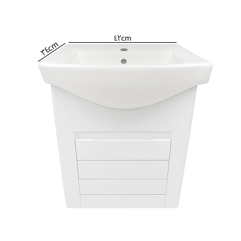 ست کابینت و روشویی مدل آفتاب 42 کد 222