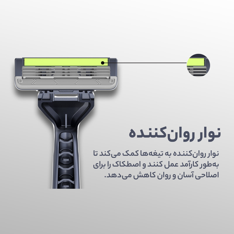 خودتراش دورکو مدل Pace 3 Disposable تحت لیسانس بسته 6 عددی