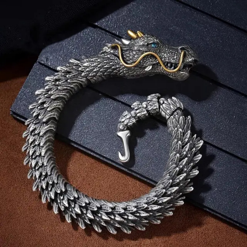 دستبند مردانه مدل Dragon