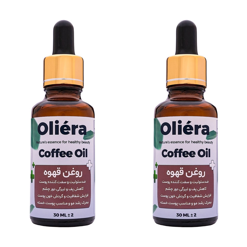 روغن قهوه اُلیئرا مدل A حجم 60 میلی لیتر بسته 2 عددی