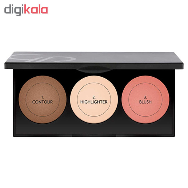 پالت کانتورینگ گلدن رز مدل CONTOUR POWDER