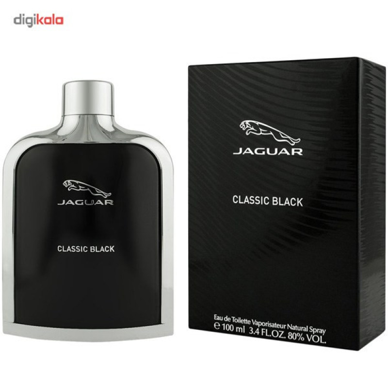 ادو تویلت مردانه جگوار مدل Classic Black حجم 100 میلی لیتر
