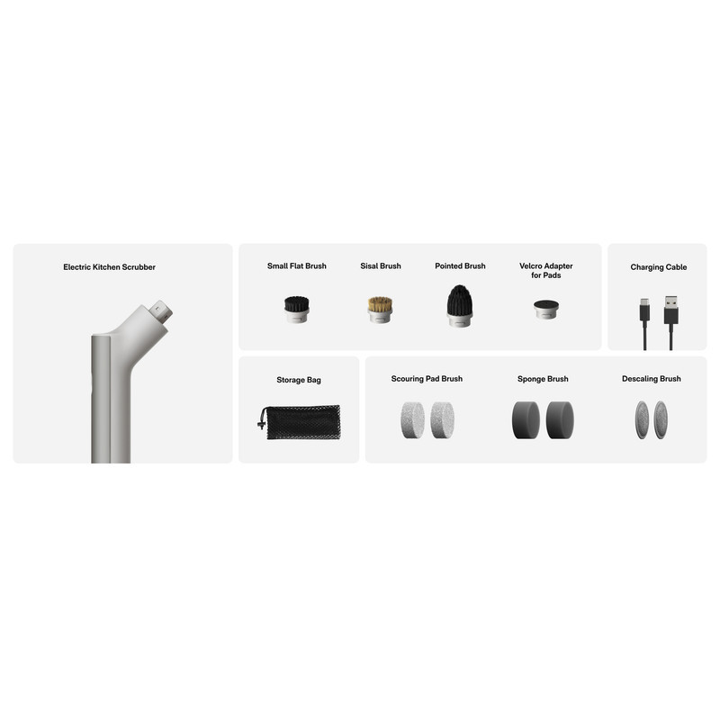 فرچه هوتو مدل QWQJS001-Electric Kitchen Scrubber