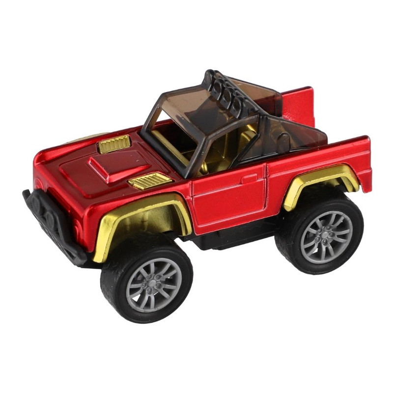 ماشین بازی مدل آفرود عقبکش فلزی کد DIE-CAST-TRB