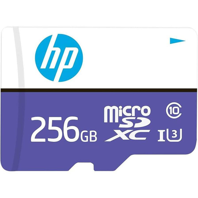 کارت حافظه MicroSD اچ پی مدل mx330 کلاس 10 استاندارد UHS-I U3 سرعت 100MBps ظرفیت 256 گیگابایت به همراه آداپتور SD