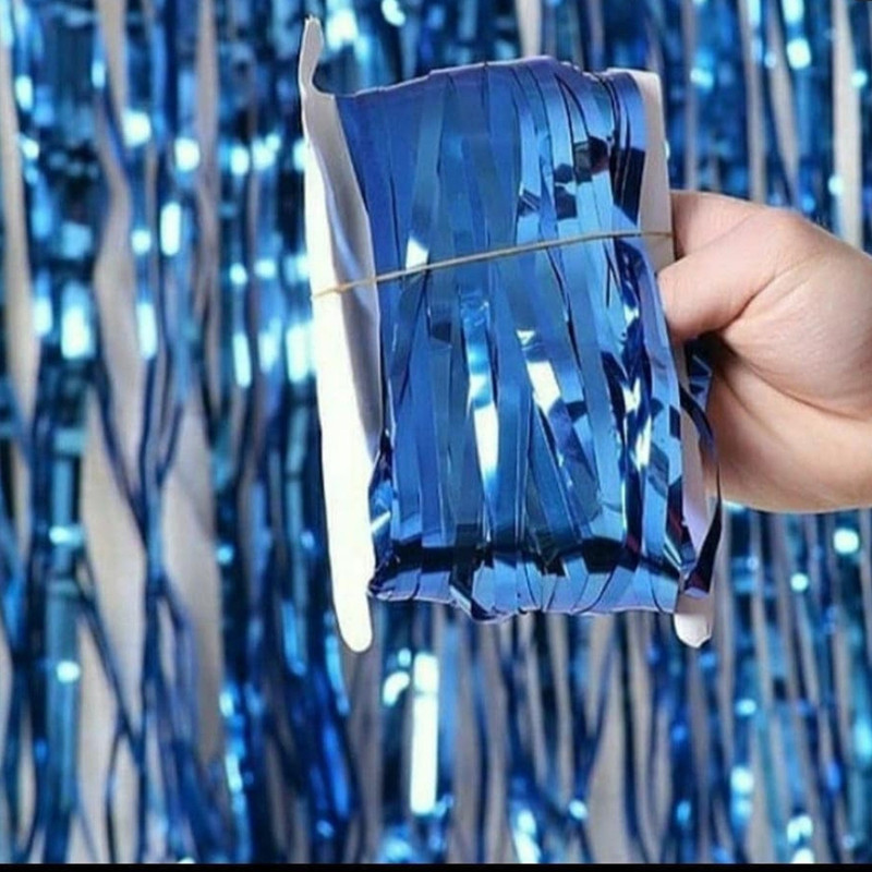 پرده تزئینی سورپلاس متالایز مدل 001