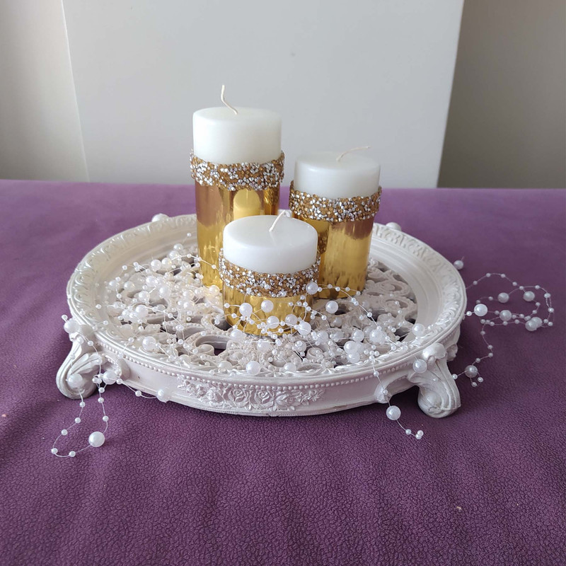 شمع طرح استوانه مدل 1406 مجموعه 3 عددی
