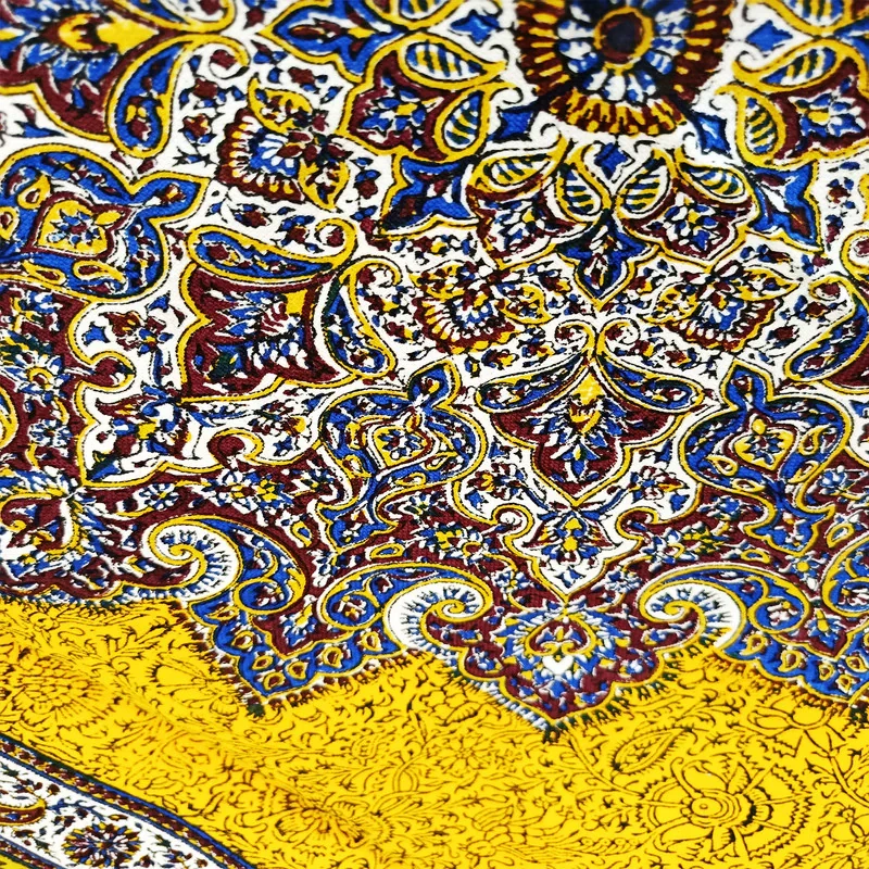 رومیزی قلمکار مدل ترنج سلطانی