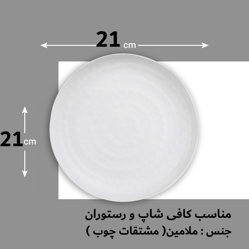 بشقاب غذا خوری لرد مدل 218425