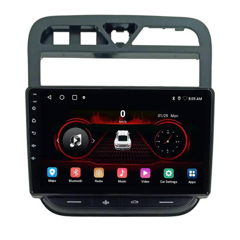 مانیتور اندورید خودرو کاروین مدل V800 pro مناسب برای سمند LX